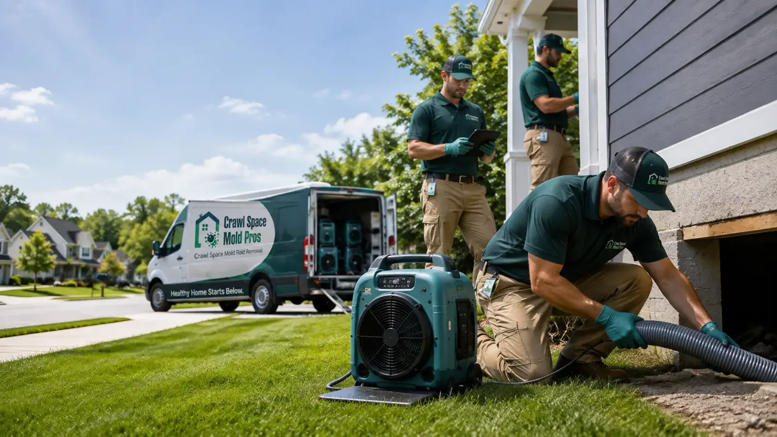 Crawl Space Mold Removal in Ellensburg, WA